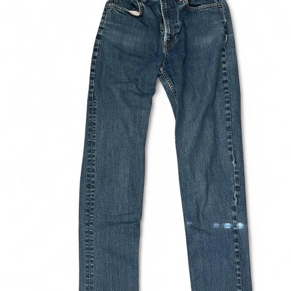 High rise straight leg Everlane denim jeans